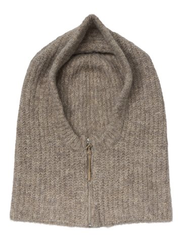 Object - Milu Zip Balaclava - Humus Melange