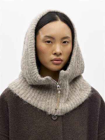 Object - Milu Zip Balaclava - Humus Melange