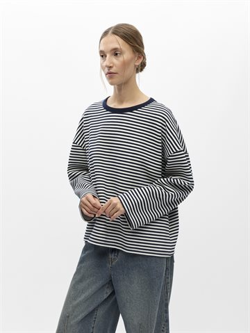 Object - Inara Ls Lo Sweatshirt - Sky Captain Cloud Dancer