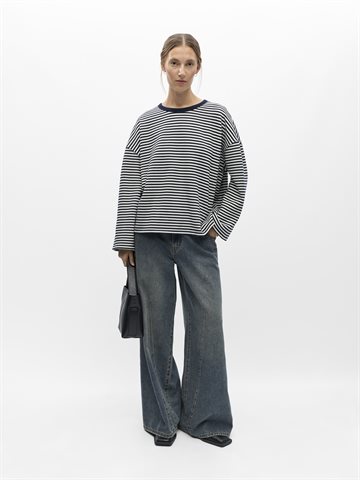 Object - Inara Ls Lo Sweatshirt - Sky Captain Cloud Dancer