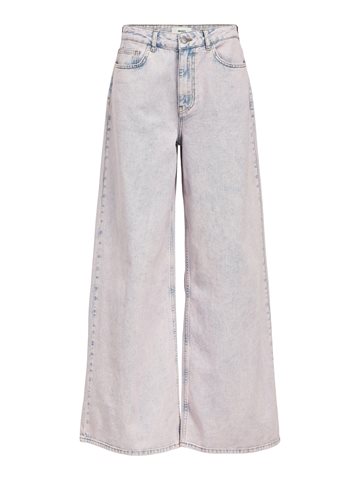 Object - Gabrielle - Hw Lo Denim Jeans - Pink Frosting