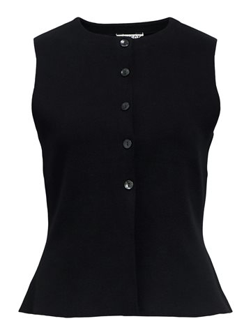 Object - Reynard Knit Vest - Black