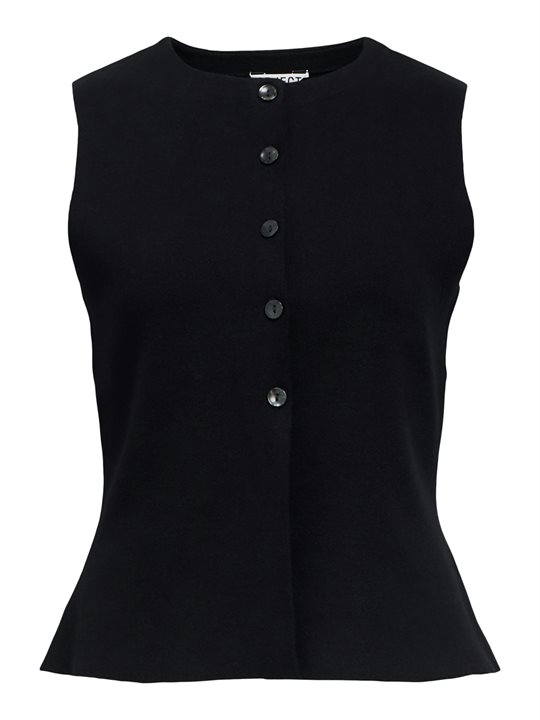 Object - Reynard Knit Vest - Black