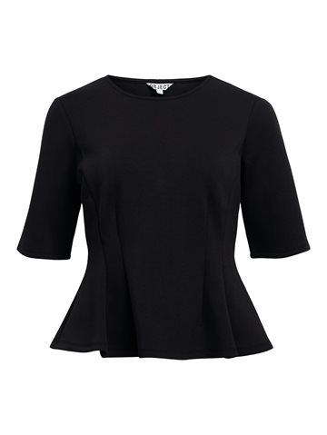 Object - Dorina Sculpture Top - Black