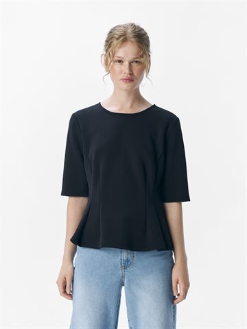 Object - Dorina Sculpture Top - Black