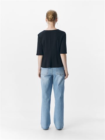 Object - Dorina Sculpture Top - Black