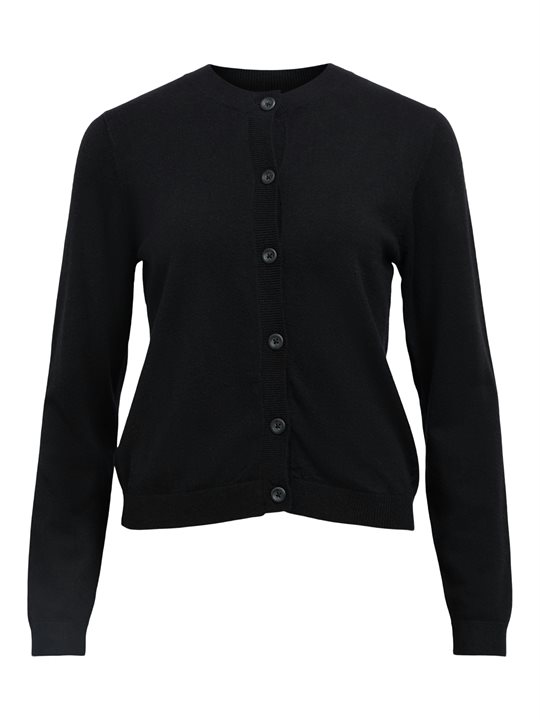 Object - Thess Ls Short Cardigan - Black