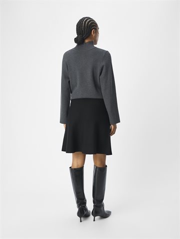 Object - Reynard Hw Short Knit Skirt - Black