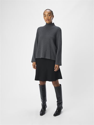 Object - Reynard Hw Short Knit Skirt - Black