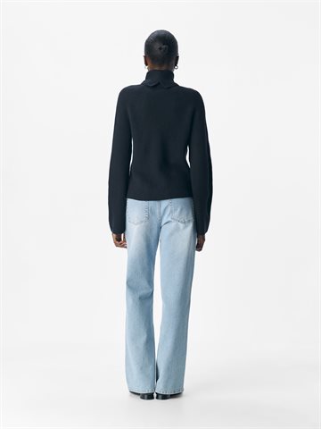 Object - Viola Ls Rollneck Knit - Black