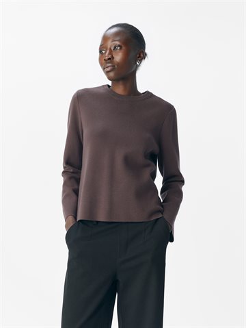 Object - Reynard O-Neck Pullover - Seal Brown