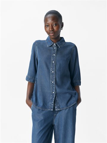 Object - Frame 2/4 Denim Top - Dark Blue Denim