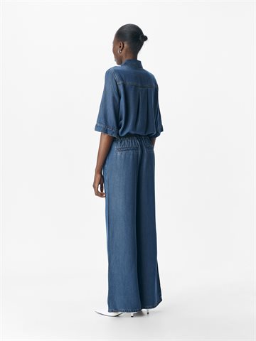 Object - Frame Lisa Wide Pant - Dark Blue Denim