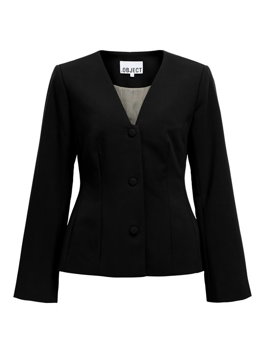 Object - Aria Lisa Ls Blazer Noos - Black