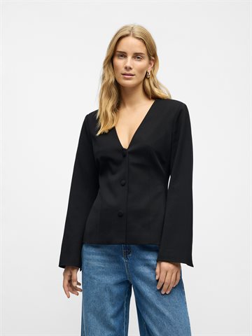 Object - Aria Lisa Ls Blazer Noos - Black