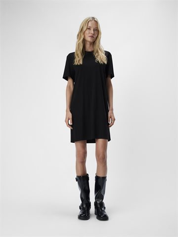 Object - Caroline SS T-Shirt Dress - Sort