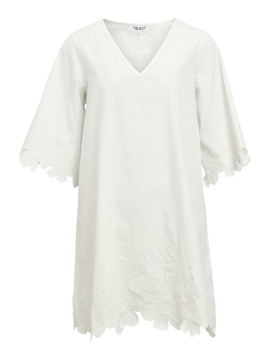 Object Kamma 3/4 Short Dress Cloud Dancer