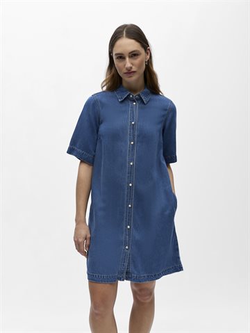 Object - Frame 2/4 Denim Dress - Medium Blue Denim