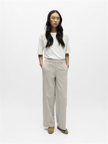 Object - Lisa Wide Pant - Humus Melange