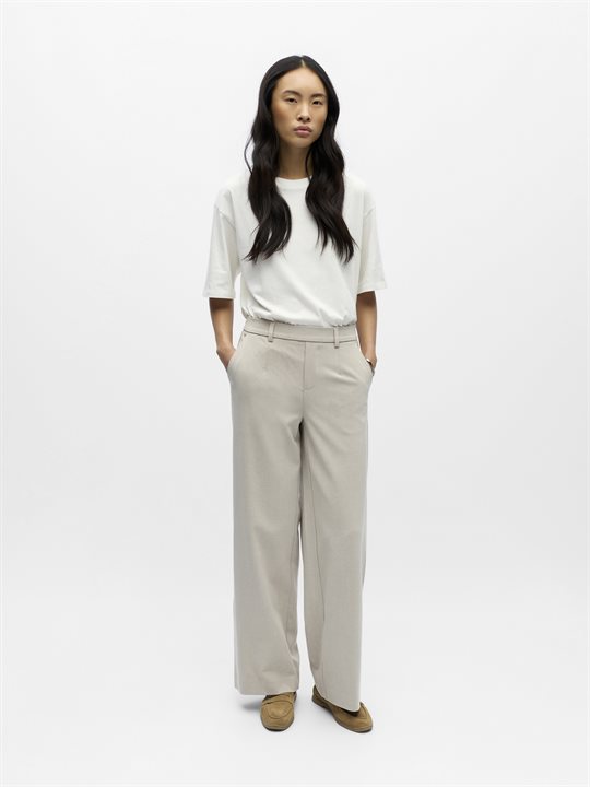 Lisa Object Object - Lisa Wide Pant - Humus Melange