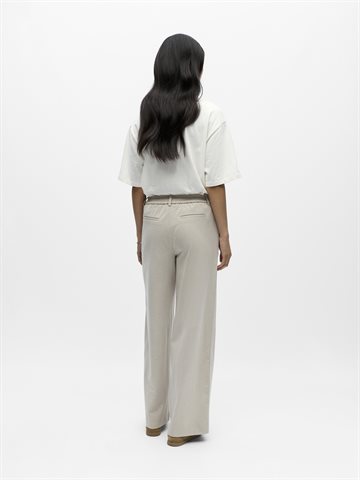 Object - Lisa Wide Pant - Humus Melange