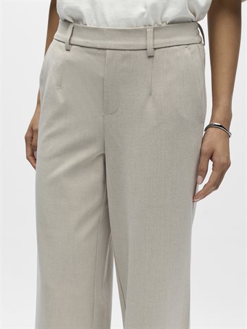 Object - Lisa Wide Pant - Humus Melange
