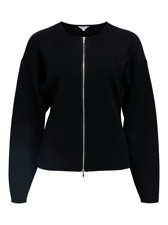 Object - Reynard LS Knit Cardigan - Black