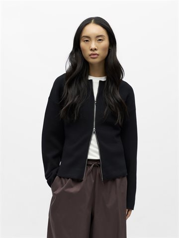 Object - Reynard LS Knit Cardigan - Black