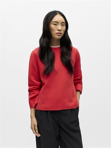 Object - Reynard O-Neck Pullover - Poinsettia