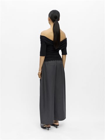 Object - Levih 2/4 Cross Over Top - Black