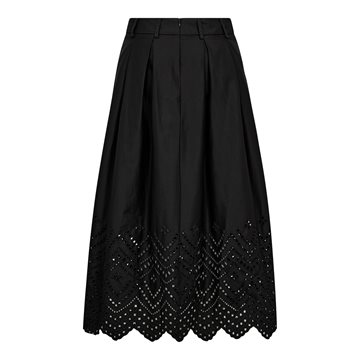 Co\' Couture - Poppy Anglaise Skirt - Black