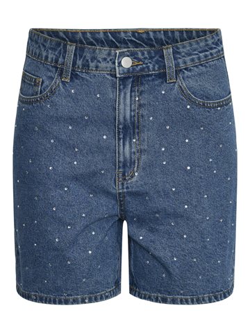 Y.A.S - Risto HMW Denim Shorts - Medium Blue