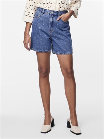 Y.A.S - Risto HMW Denim Shorts - Medium Blue