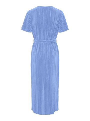 Y.A.S - Olinda SS Midi Wrap Dress - Ashleigh Blue
