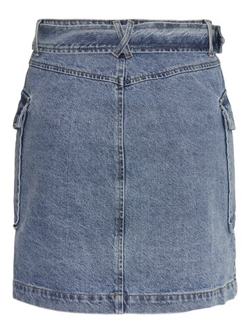 Y.A.S - Daisy Hw Denim Skirt - Light Blue