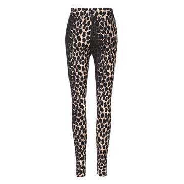 Liberté - Alma Leggings FLEECE - Dark Brown Lux Leo