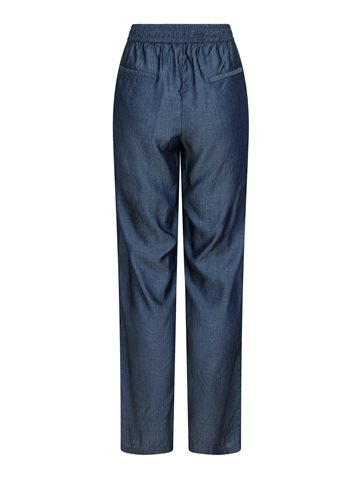 Neo Noir - Astra Chambray Pants - Dark Navy