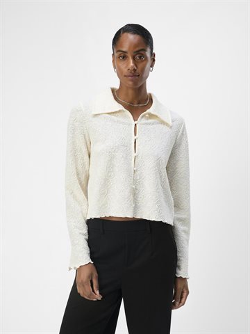 Object - Betty Ls Shirt - Offwhite