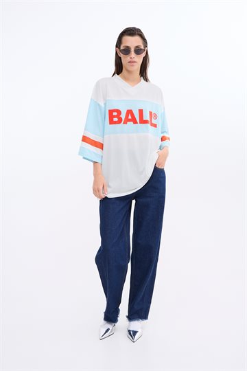 Ball - Biggie Mesh Tee - Sky Blue