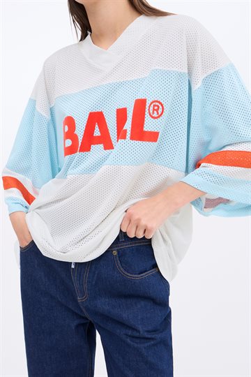 Ball - Biggie Mesh Tee - Sky Blue