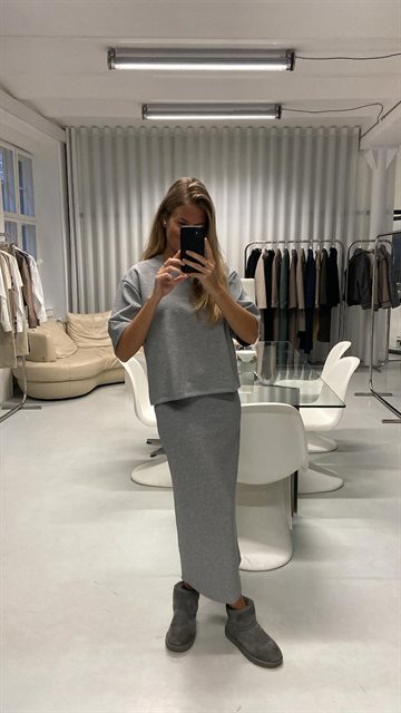 mbyM - Caranos Skirt - Light Grey