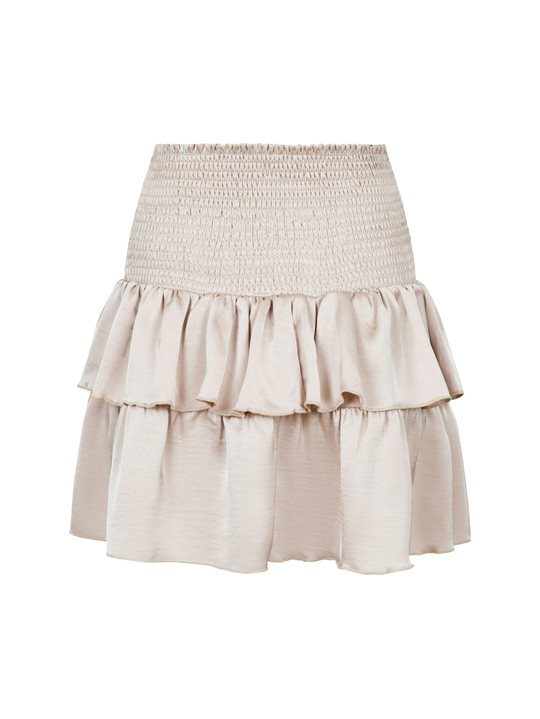 Neo Noir - Carin Heavy Sateen Skirt - Champagne