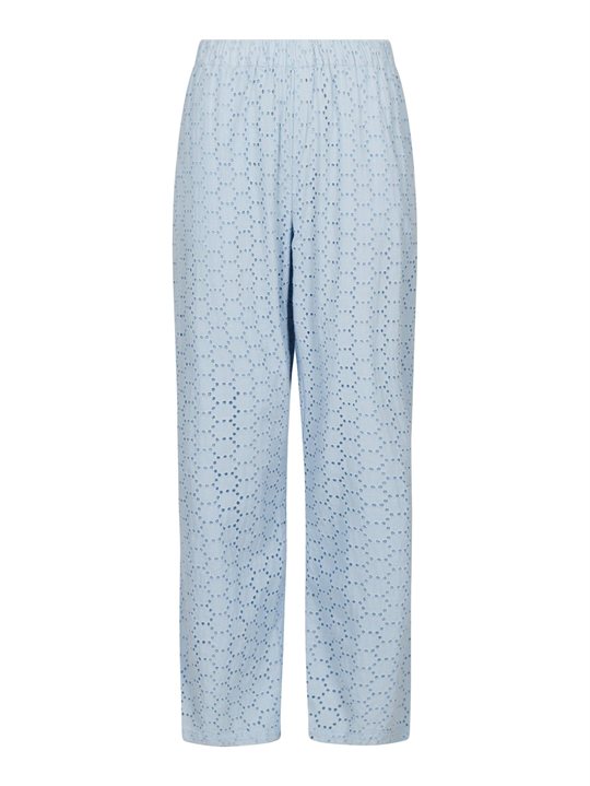 Neo Noir - Claira Broiderie Pants - Light Blue