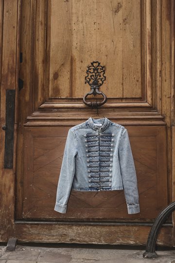 Co' Couture - Jackson Officer Denim Jacket - Bleach Denim