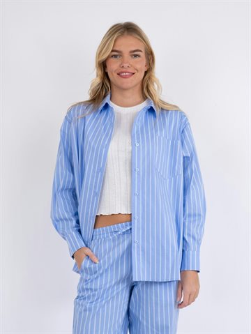 Dalma Stripe Shirt - Light Blue