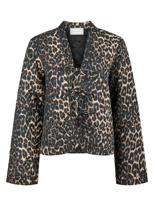 Neo Noir - Dubbie Leo Quilt Jacket - Leopard