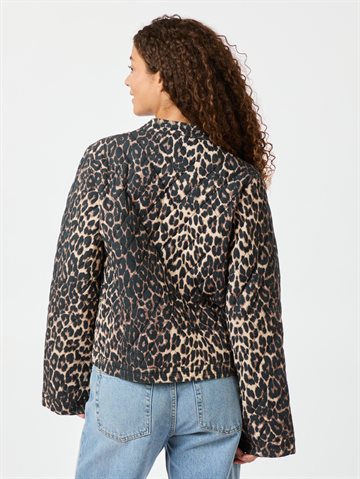 Neo Noir - Dubbie Leo Quilt Jacket - Leopard