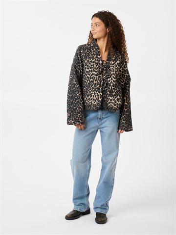 Neo Noir - Dubbie Leo Quilt Jacket - Leopard