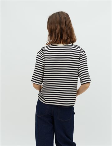 mbyM - Emrys T-Shirt - Night Sky Sugar Stripe