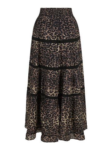 Neo Noir - Felicia Leo Voile Skirt - Leopard